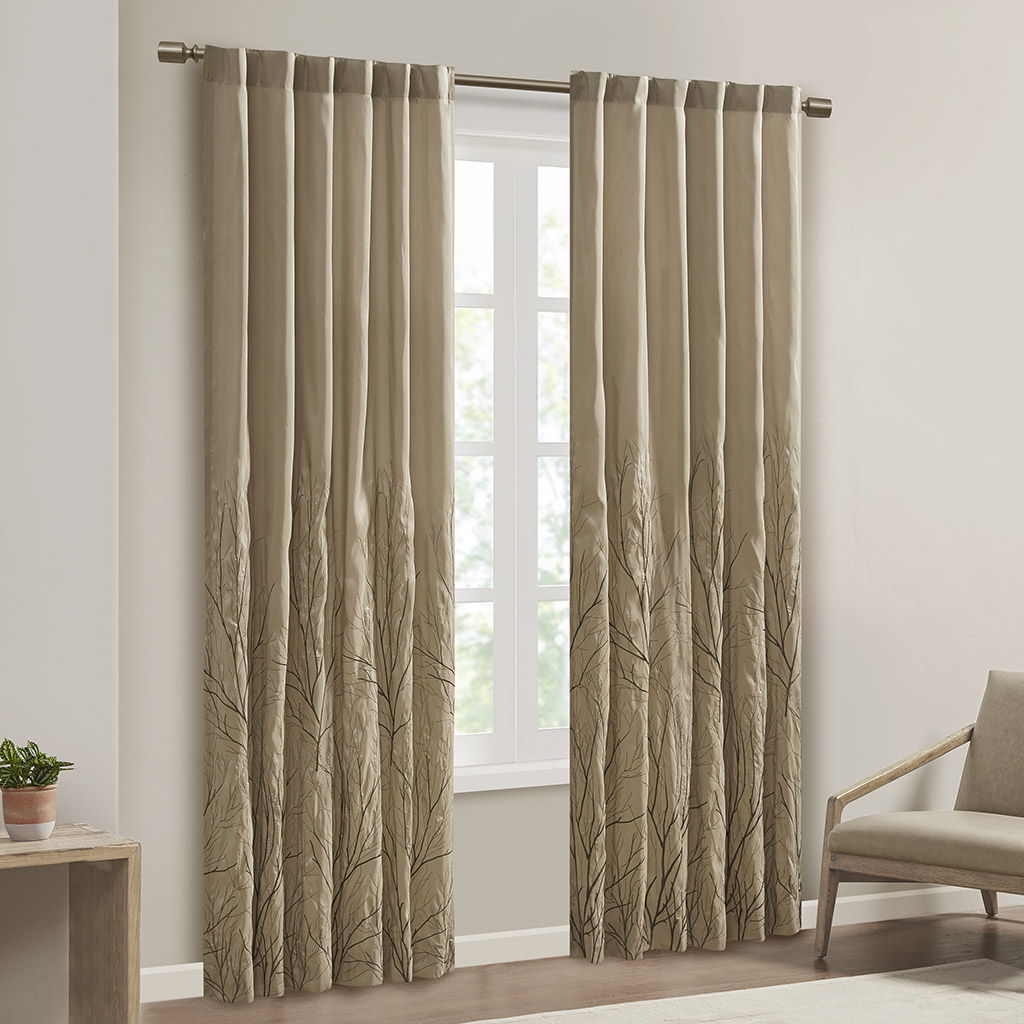 Andora - 84" Window Curtain - Tan