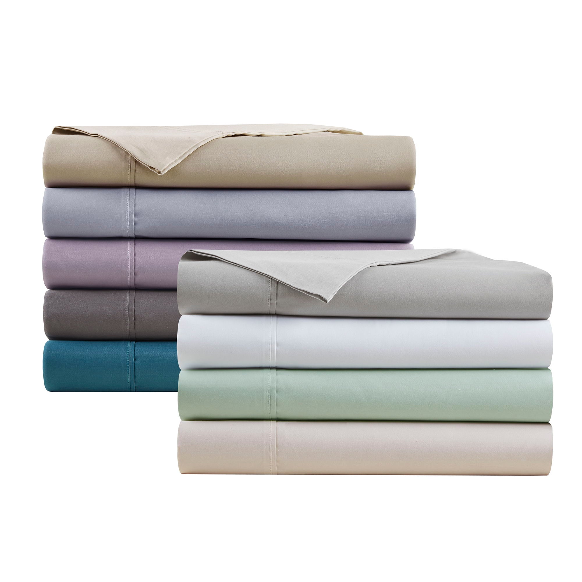 600 Thread Count - Cooling Cotton Blend 4 Pieces Sheet Set - Purple