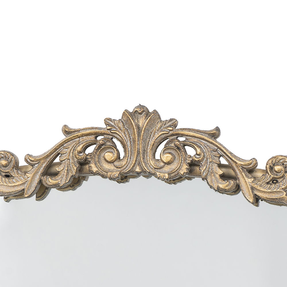 Arch Mirror, Baroque Inspired Wall Decor For Bathroom, Bedroom, Living Room