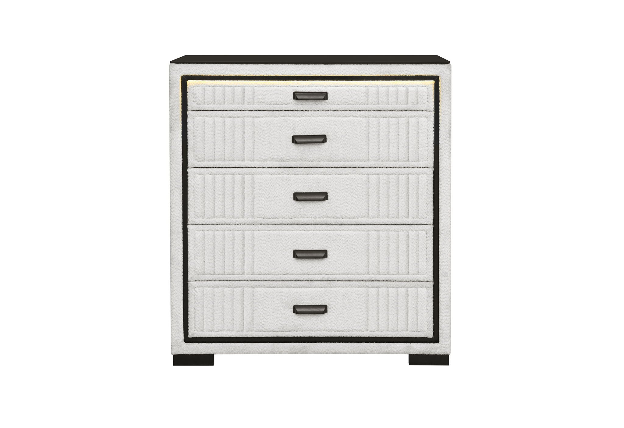 Isabella - Chest With LED - Black / White