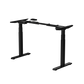 Electric Stand up Desk Frame - ErGear Height Adjustable Table Legs Sit Stand Desk Frame Up to  Ergonomic Standing Desk Base Workstation Frame Only