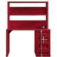 ACME Cargo Desk & Hutch, Red 37917