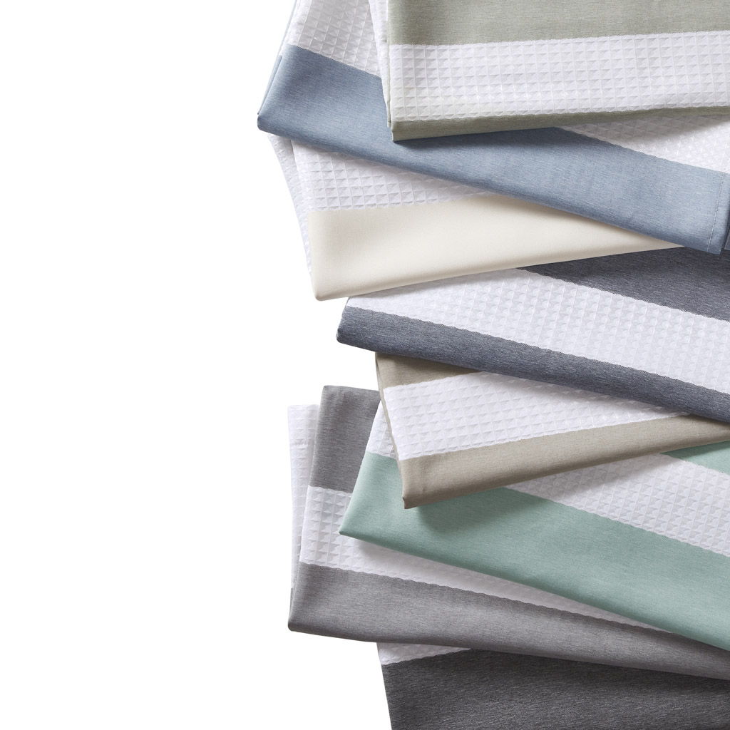 Spa Waffle - 72" Shower Curtain With 3M Treatment - Gray