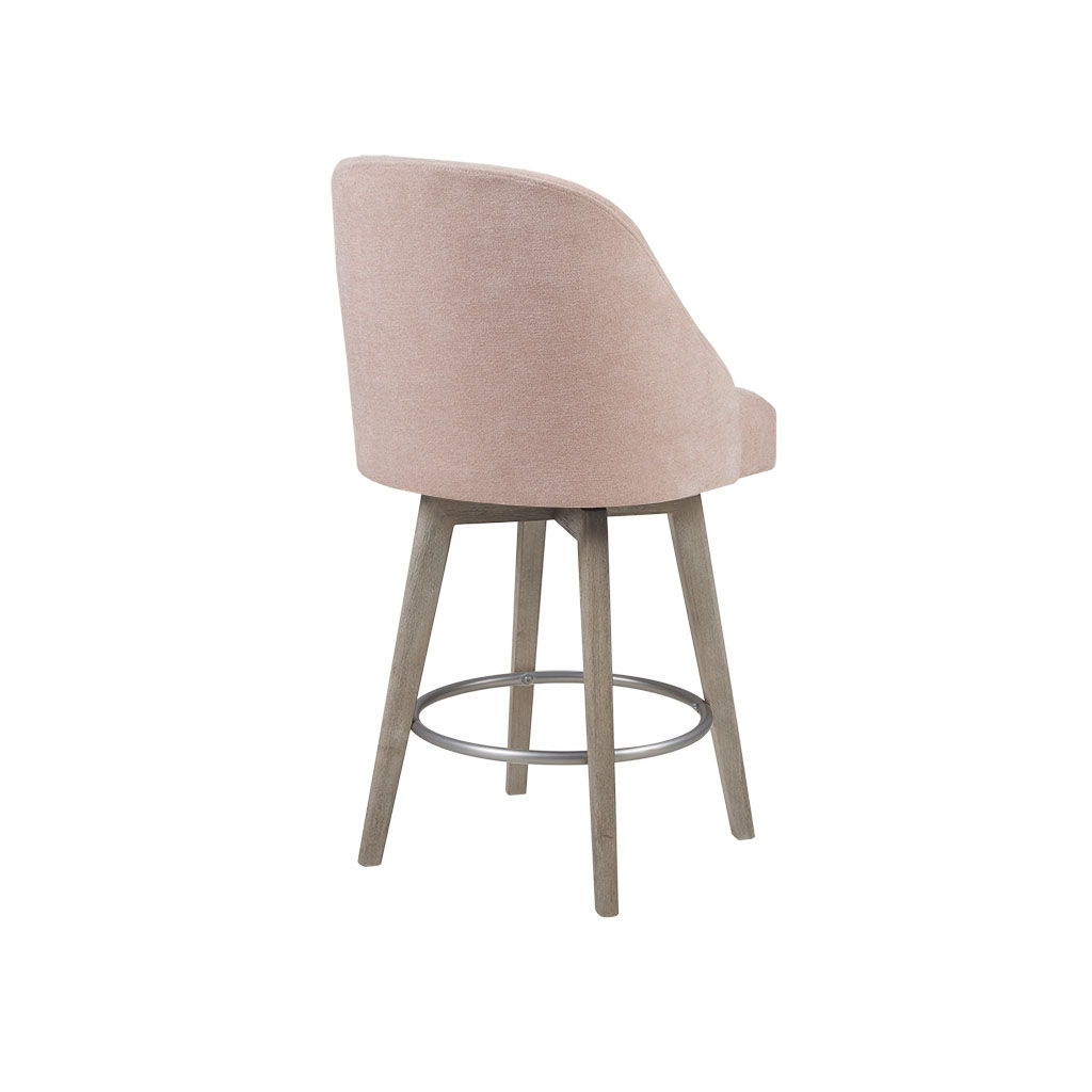 Pearce - Counter Stool With Swivel Seat - Pink
