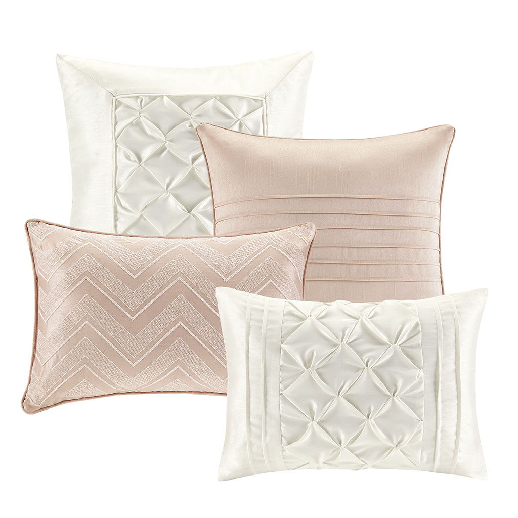 Joella - California King 24 Piece Room In A Bag - Blush