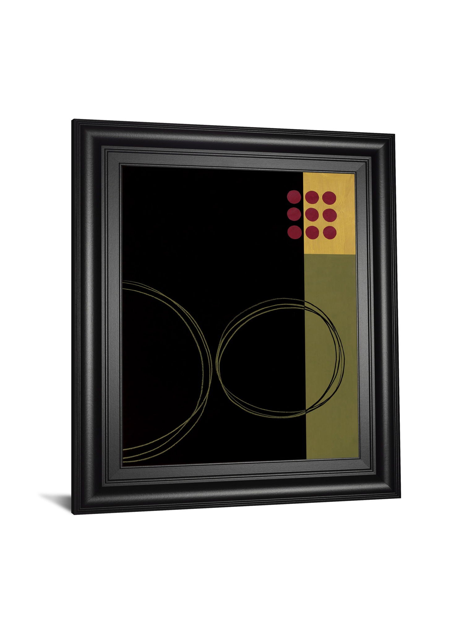 Circular Zone Il By Fernando Leal - Framed Print Wall Art - Black