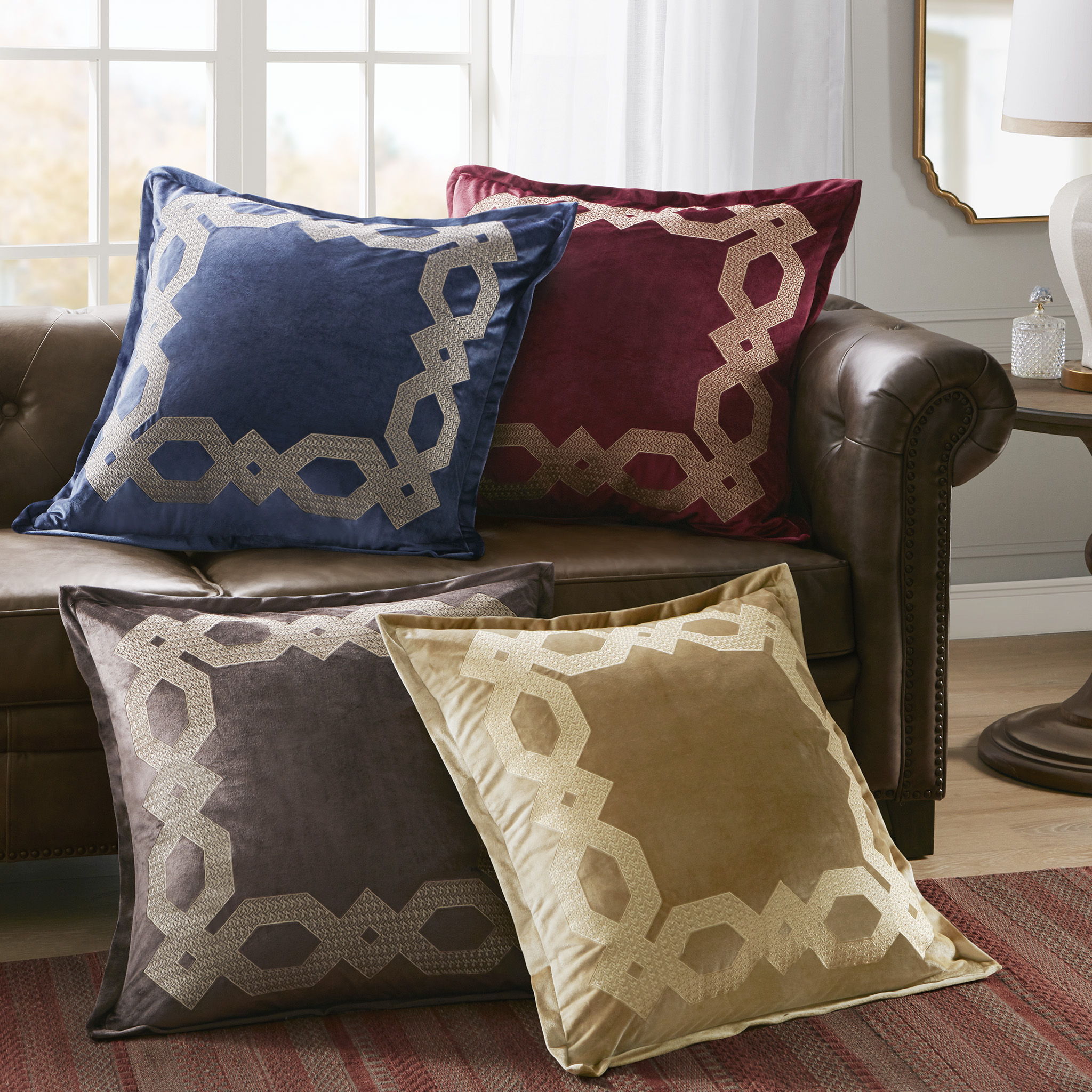 Clermont - European Pillow Sham - Navy