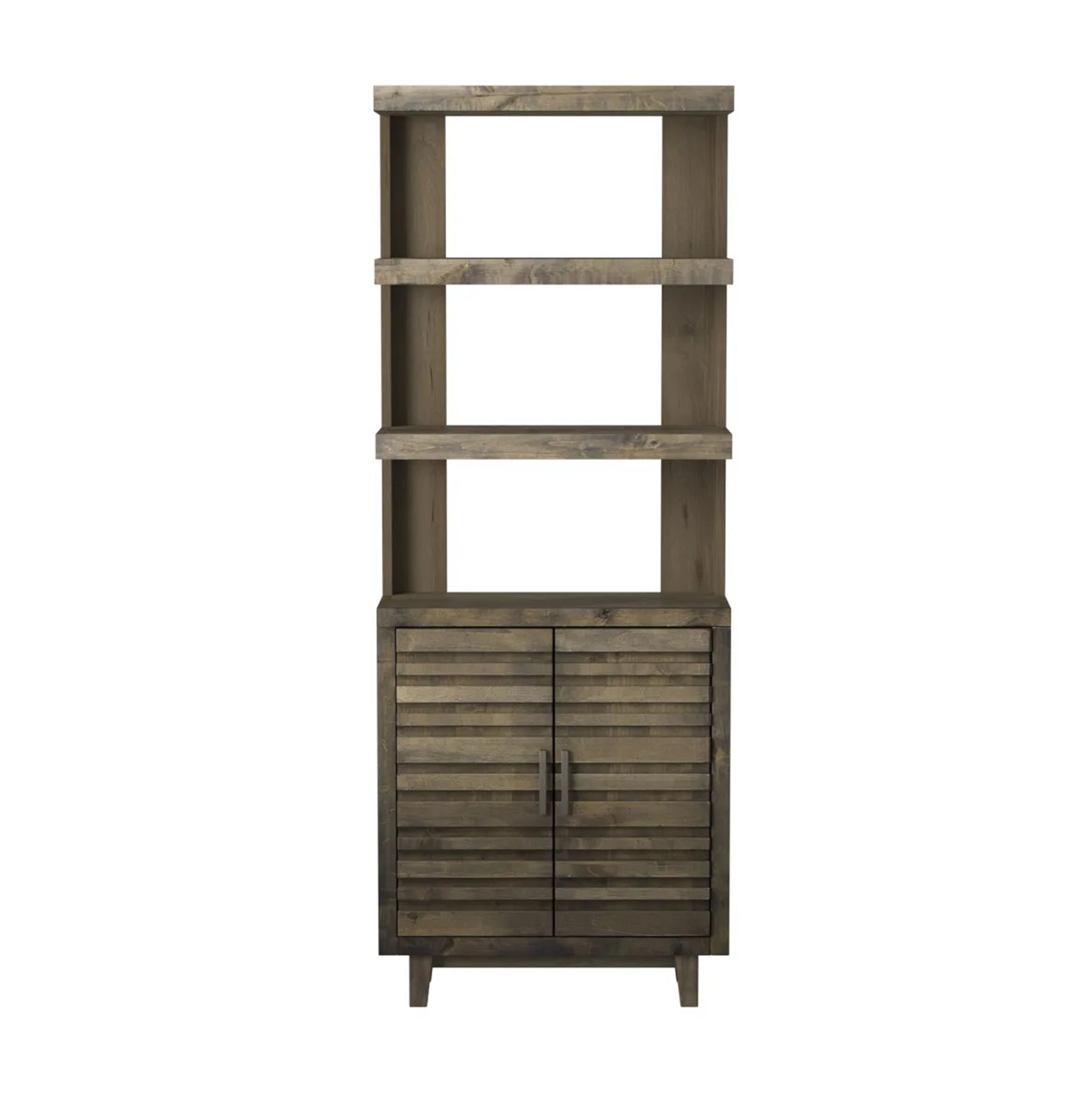 Avondale - High BookShelf Pier - Charcoal Brown