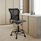 Ergonomic Tall Office Chair Standing Desk Chair Adjustable Foot Ring Office Drafting Chair