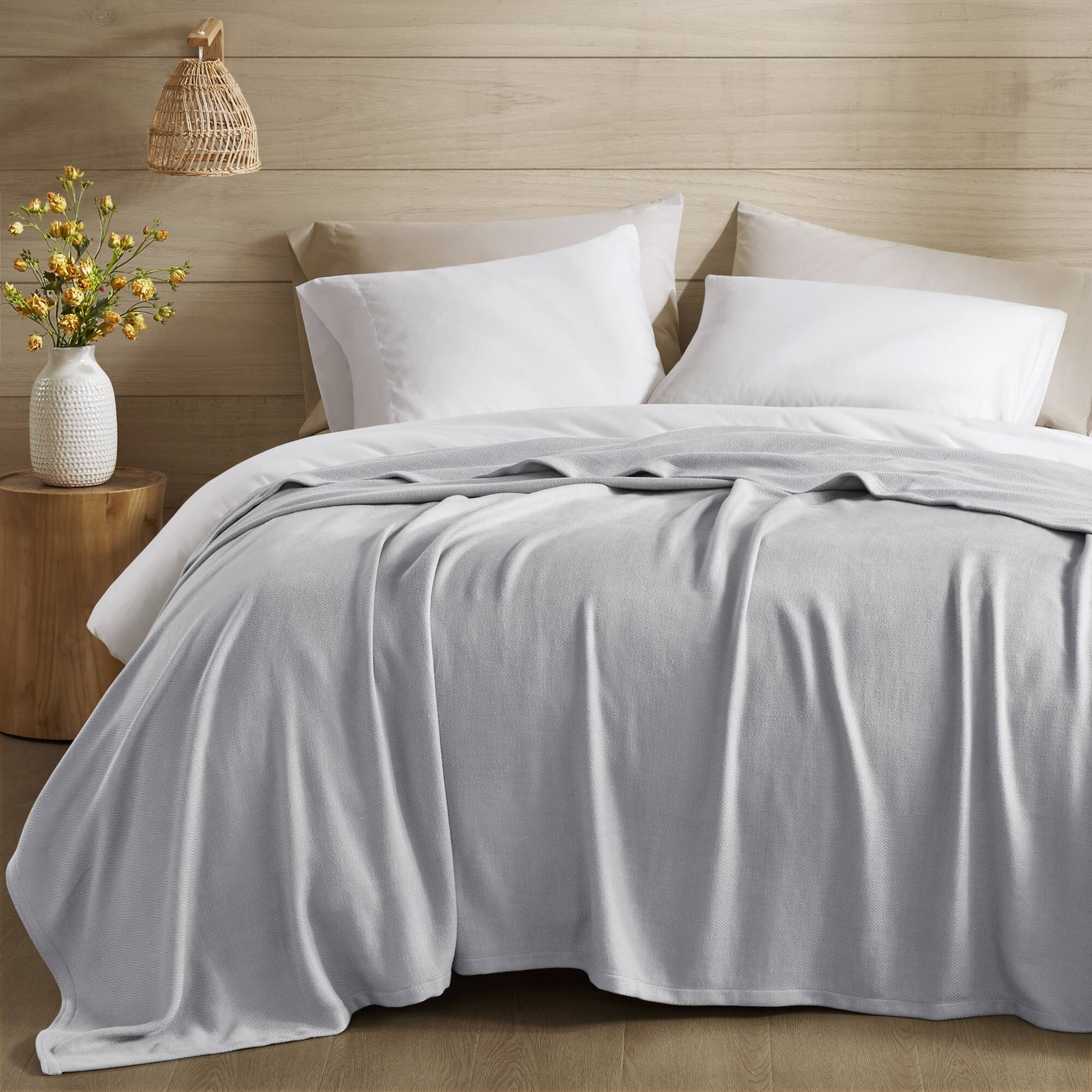 Bamboo Cotton - King Rayon From Blanket - Gray