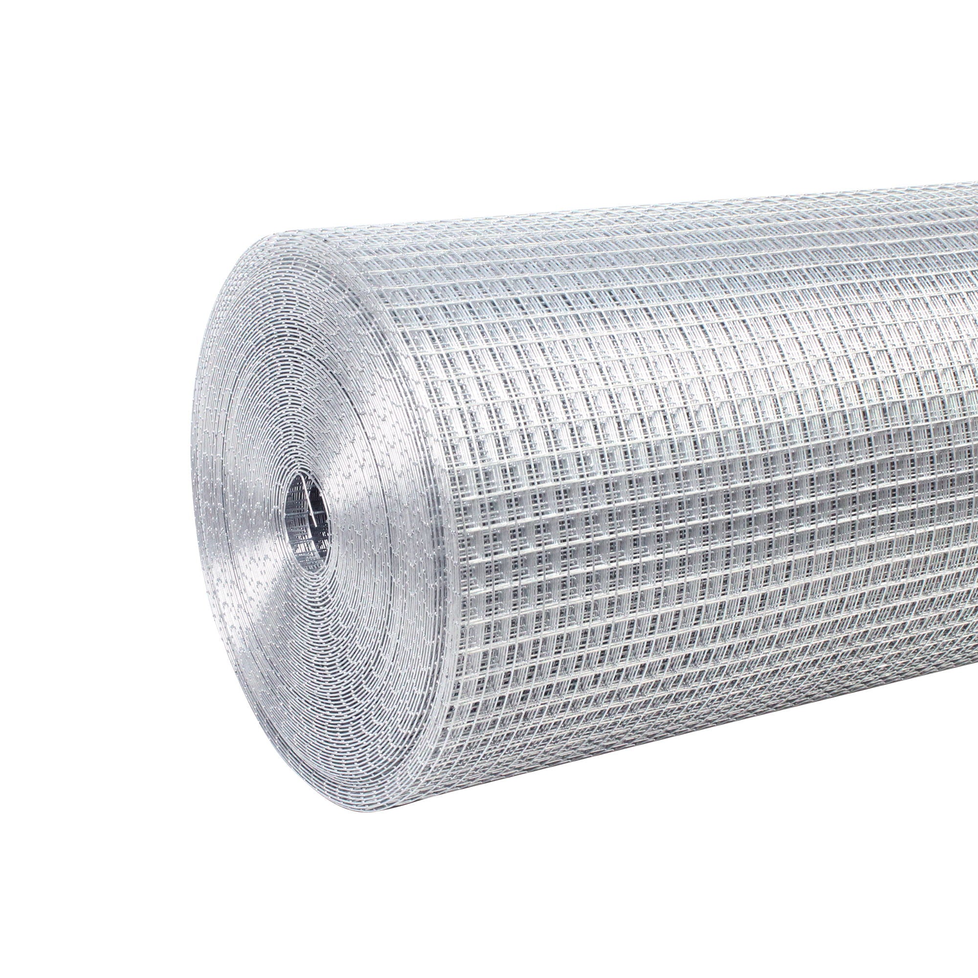 Galvanized Hardware Cloth, Gauge Welded Metal Wire Fence Roll For Garden And Animal Protection - Silver