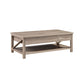 Modern Livingroom Coffee Table with Lift Top with Spacious Bottom Shelf, Dark Taupe