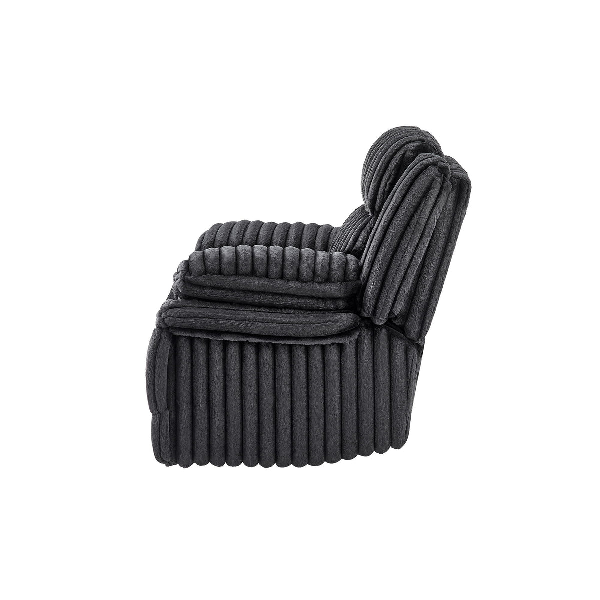 Winston - Power Recliner With LED Lighting - Black
