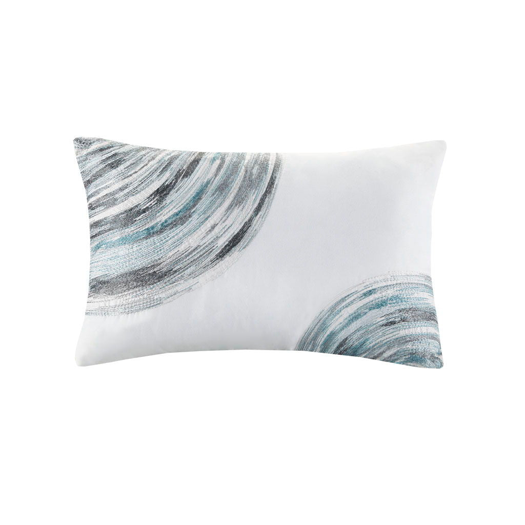 Saben - Queen Complete Reversible Coverlet And Sheet Set - Aqua