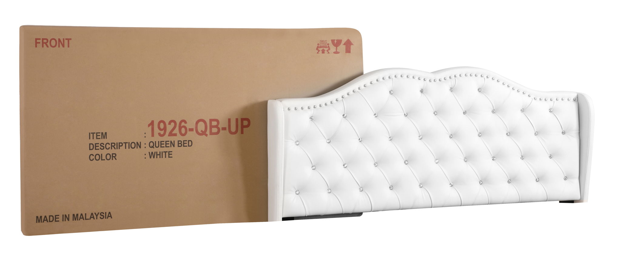 Upholstered Bed Transitional