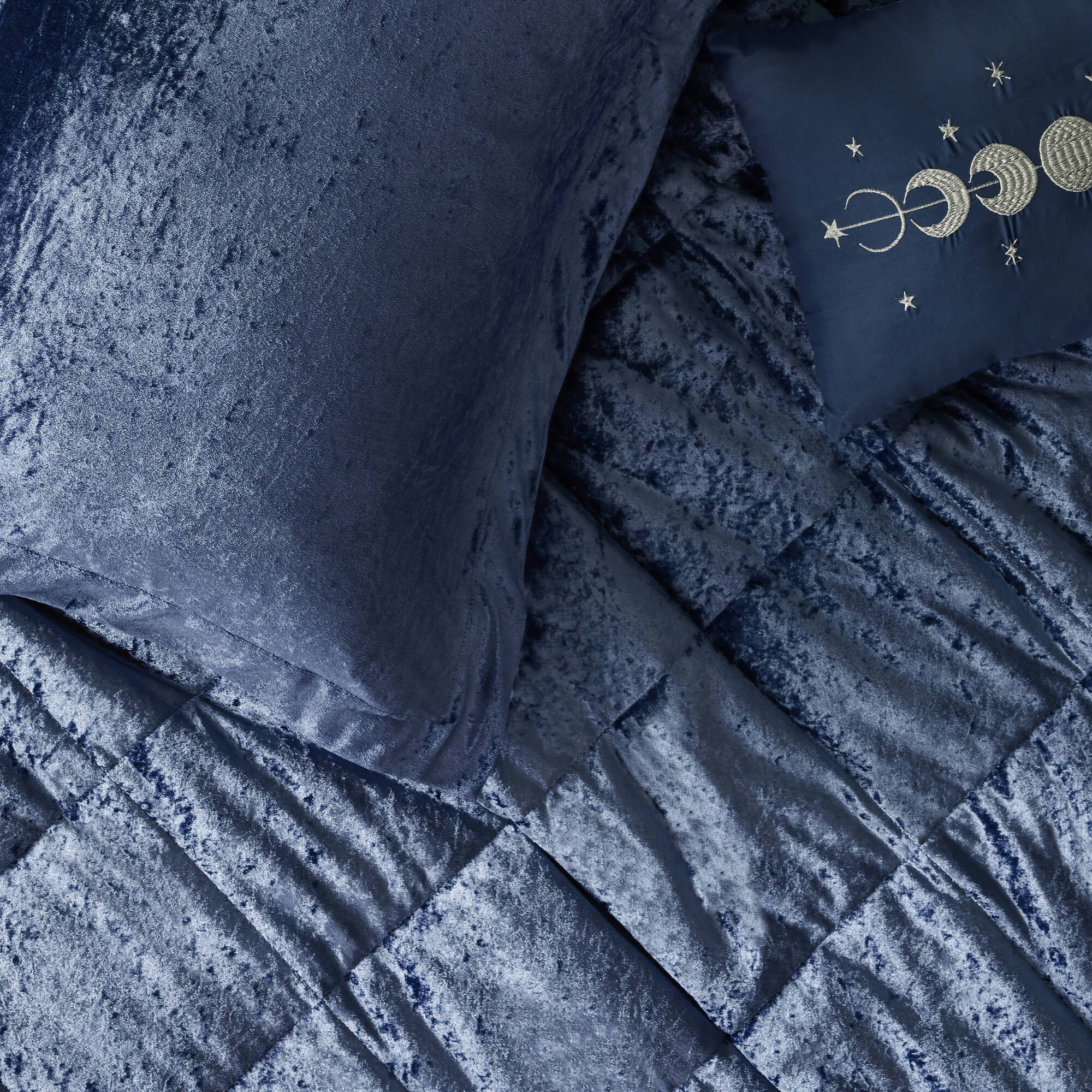 Felicia - Twin Comforter Set - Navy