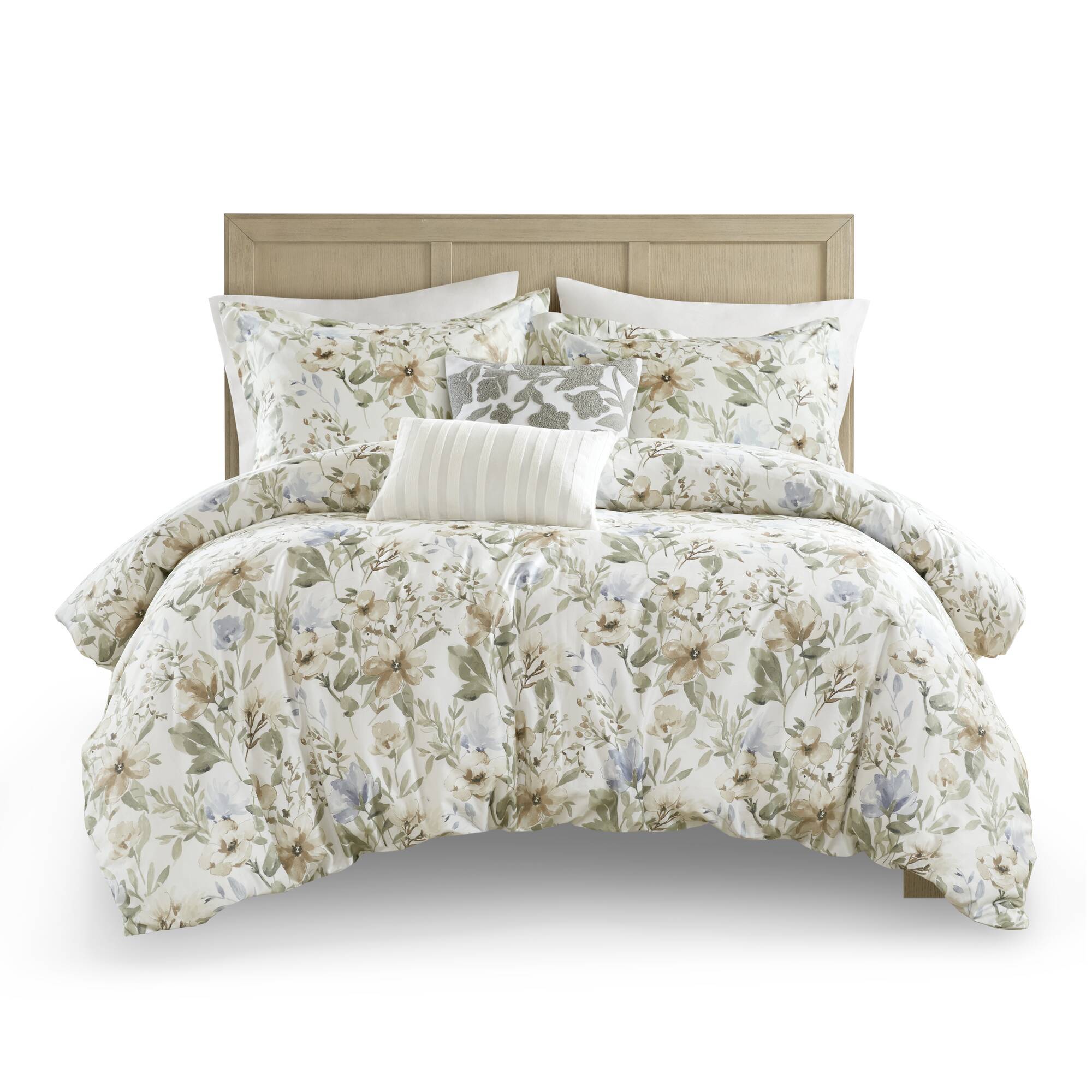 Herbal - King/California King 5 Piece Print Duvet Set - Multi