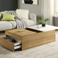 ACME Aafje Coffee Table in Oak & White Finish LV00797