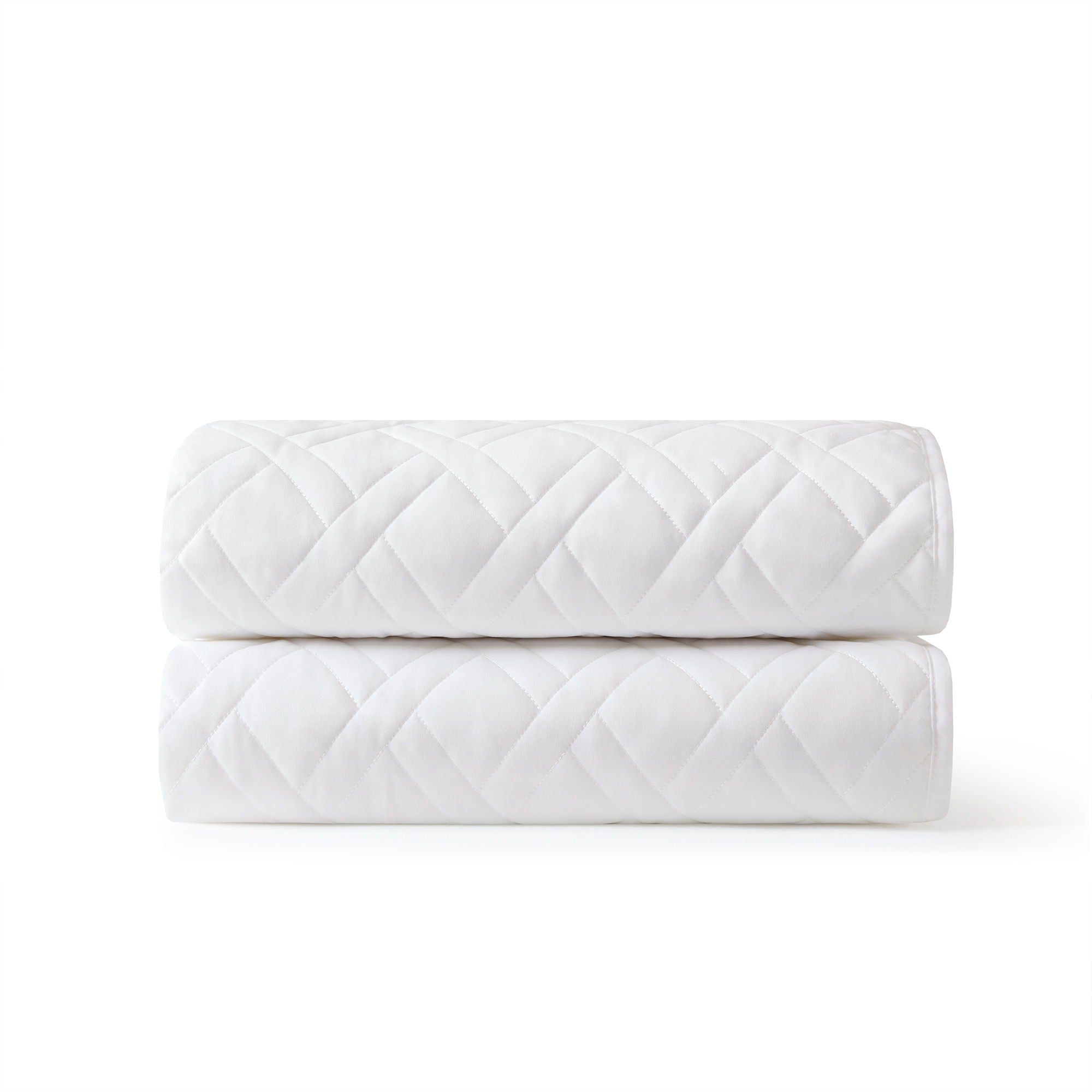 Plain Weave - King Premium Coverlet - White