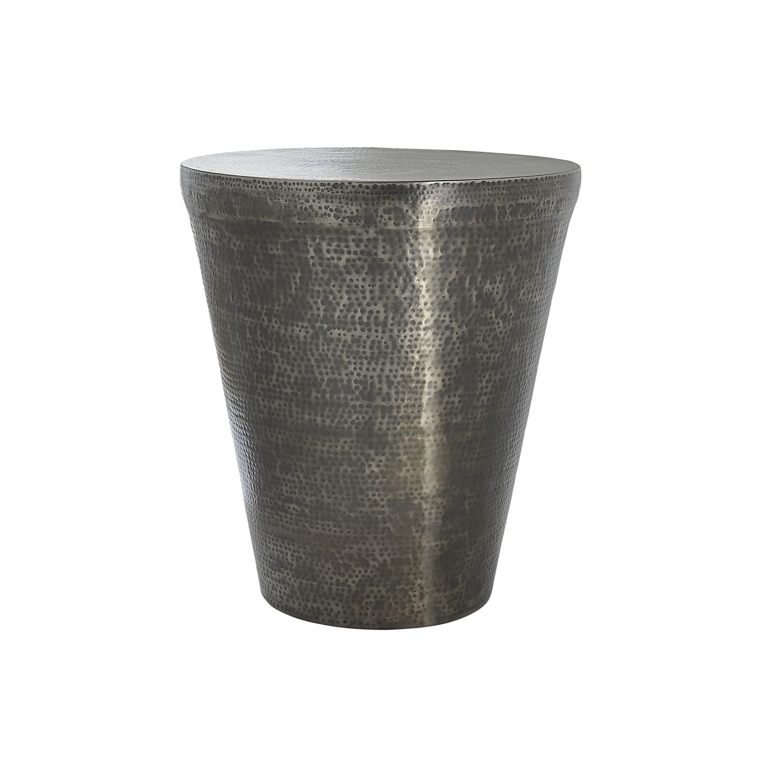 Drum Accent Side Table, Elegant Design