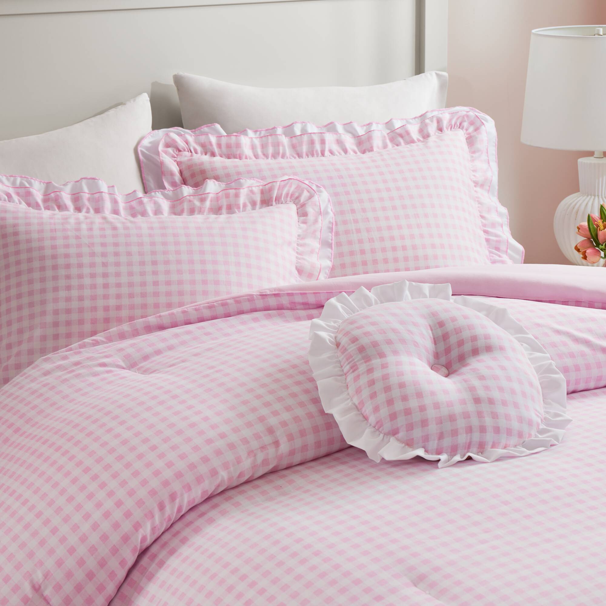 Rowena - Comforter Set - Pink