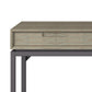 Banting - Mid Century Wide Desk - Distressed Grey