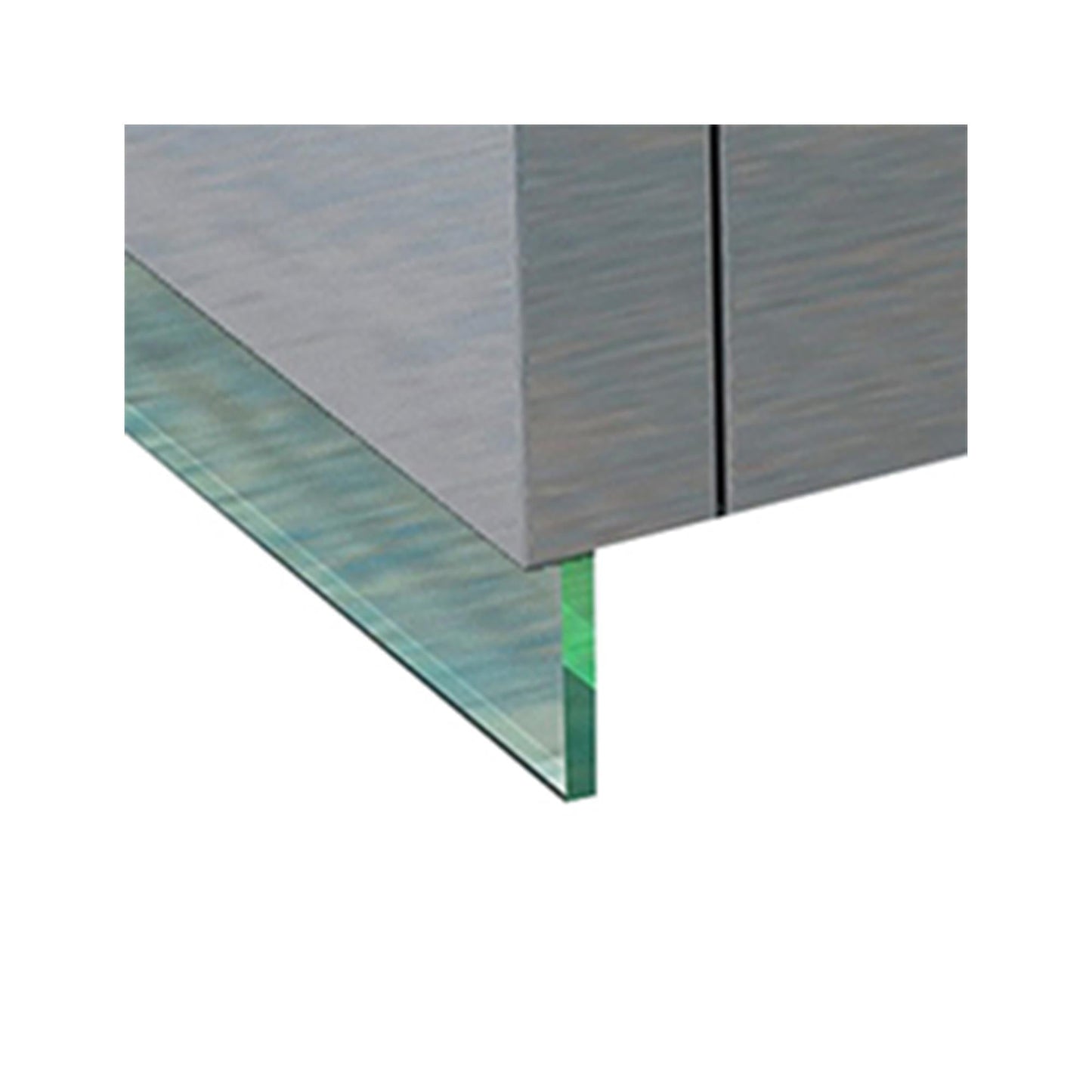 Ria Modern & Contemporary Style Built in LED Style Coffee Table in Gray color Made with Wood & Glossy Finish