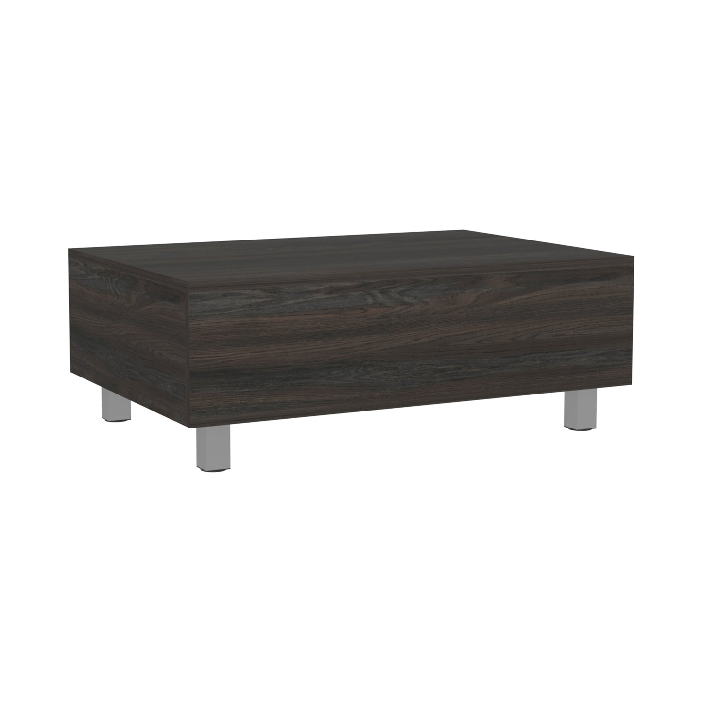 Gambia Lift Top Coffee Table, Four Legs -Espresso