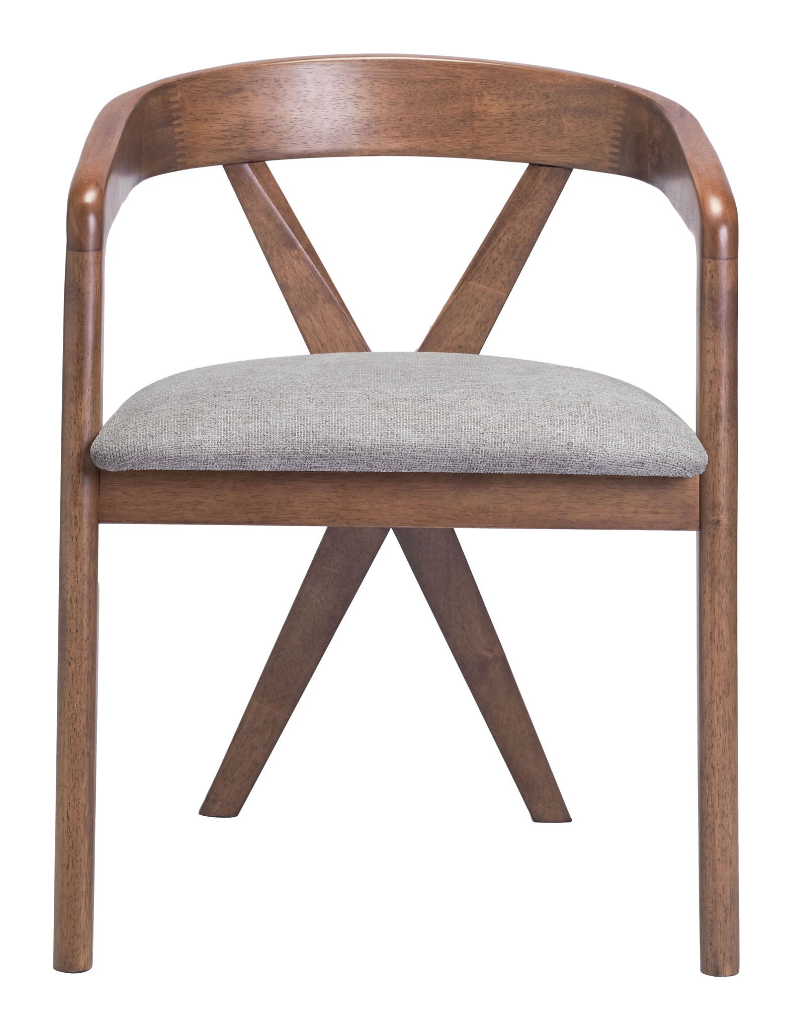 Cairo - Dining Chair - Dove Gray / Walnut