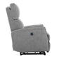 Electric Power Recliner Chair,Upholstered Foam Lounge Single Sofa,Reclining Chair with USB Charging Ports,Home Theater Seating, Living Room Bedroom, Gray