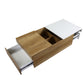 ACME Aafje Coffee Table in Oak & White Finish LV00797