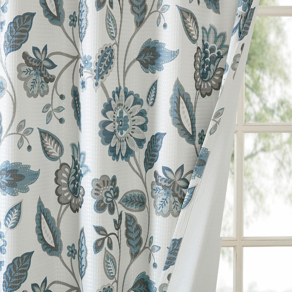 Jacquard Printed Room Darkening Curtain Panel