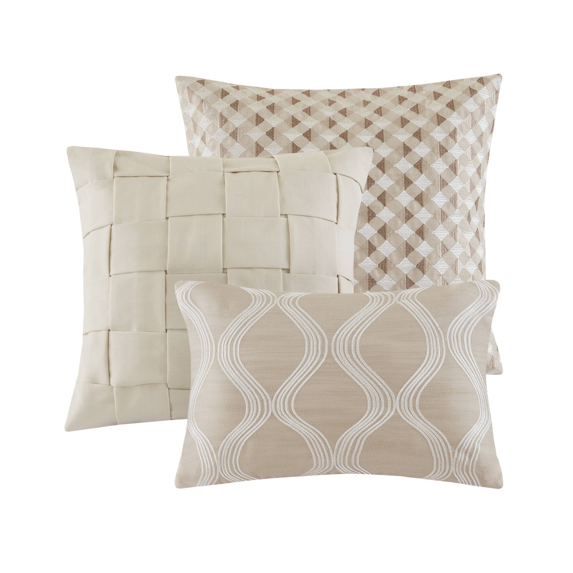 Shades of Serenity - Comforter Set - Tan / Ivory
