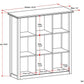 Artisan - 9 Cube Bookcase and Storage Unit - White