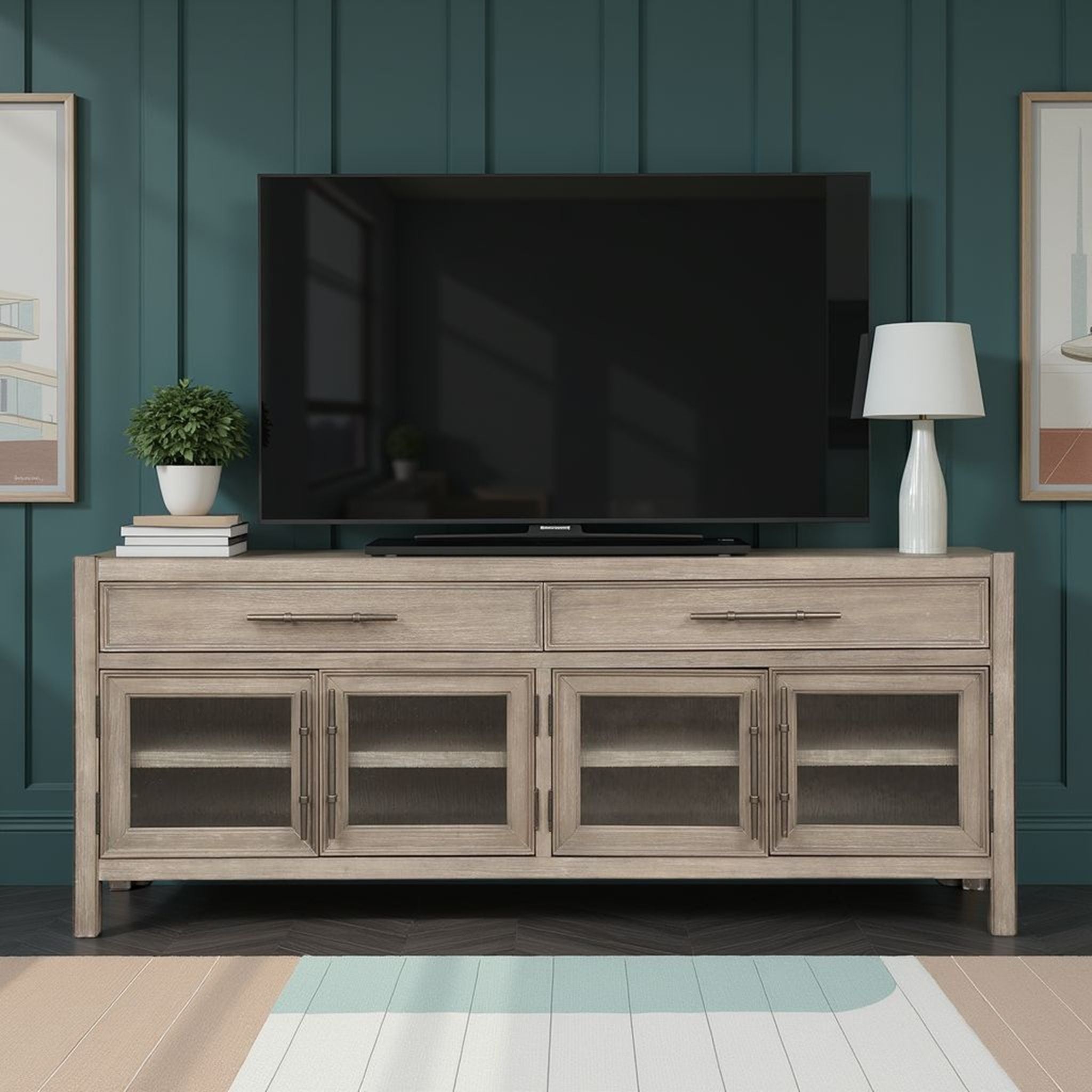 Cypress Lane - TV Stand Console - White Oak