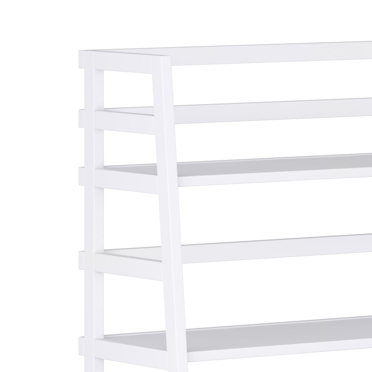 Acadian - Ladder Shelf Bookcase - White