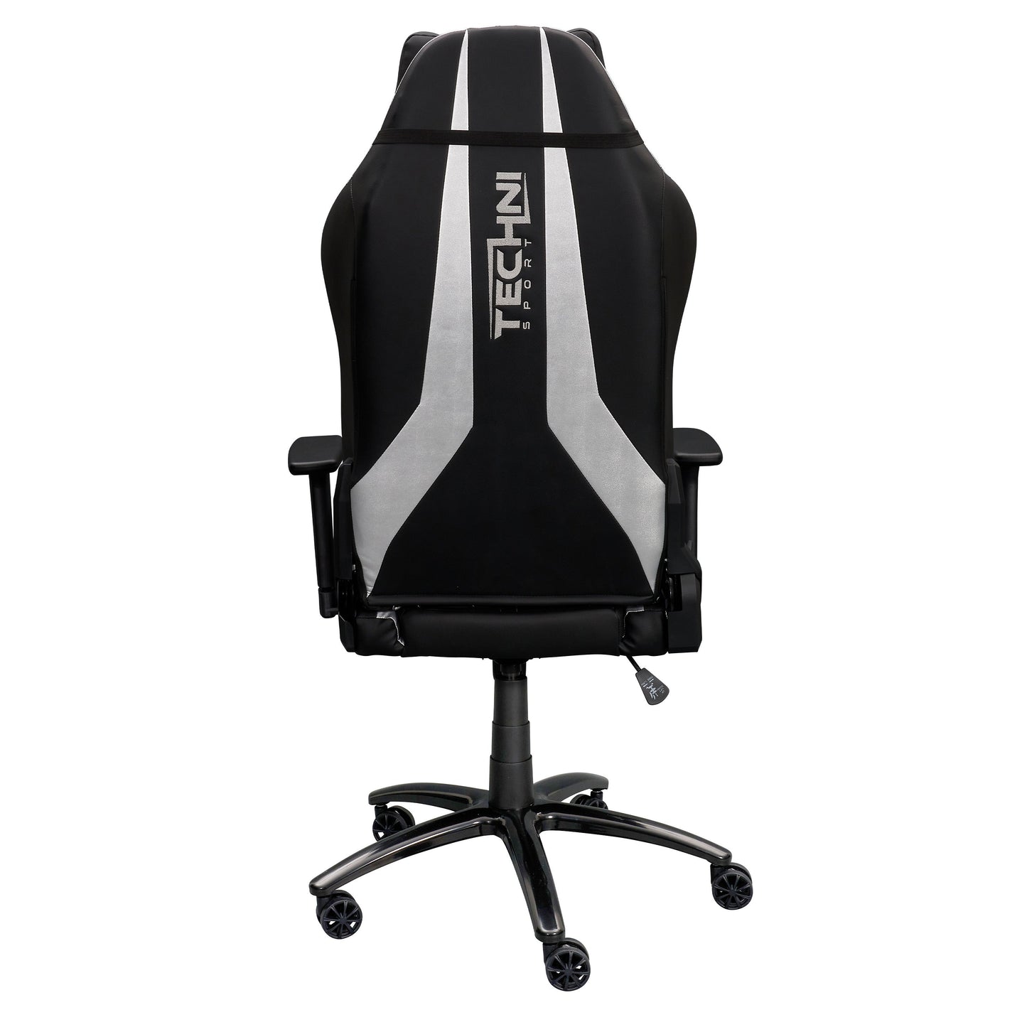 Techni Sport Ergonomic Racing Style Gaming  Chair - Silver