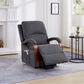 Power Lift Recliner Chair Sofa Electric Chair Message Chair Soft Fabric Grey