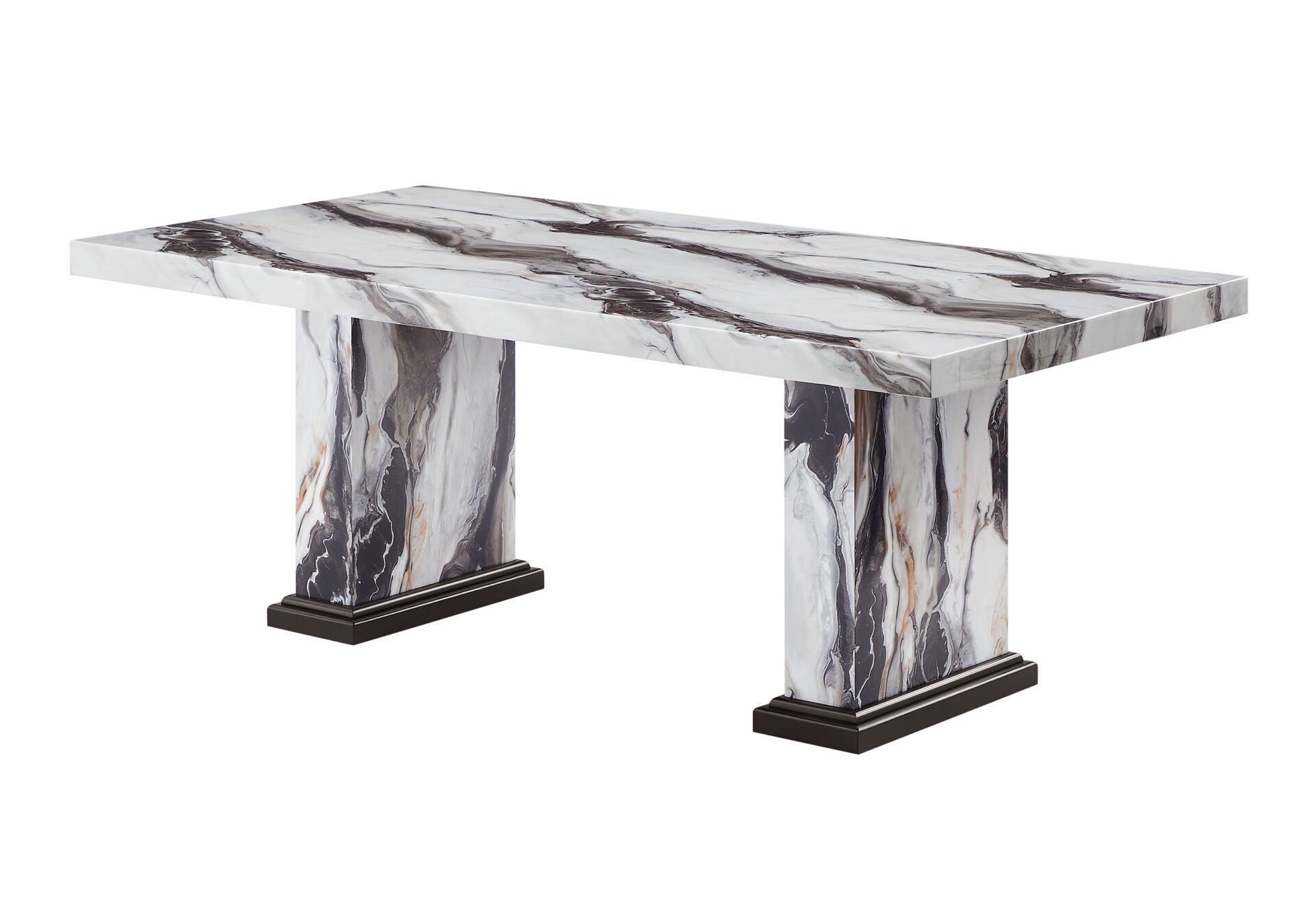D8212DT - Dining Table Base - Light Brown
