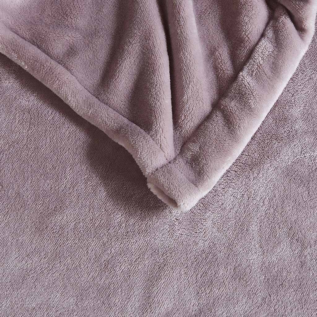 Heated Plush - Queen Blanket - Lavender
