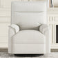 360 Degree Swivel Recliner Manual Recliner Chair Theater Recliner Sofa for Living Room, Beige