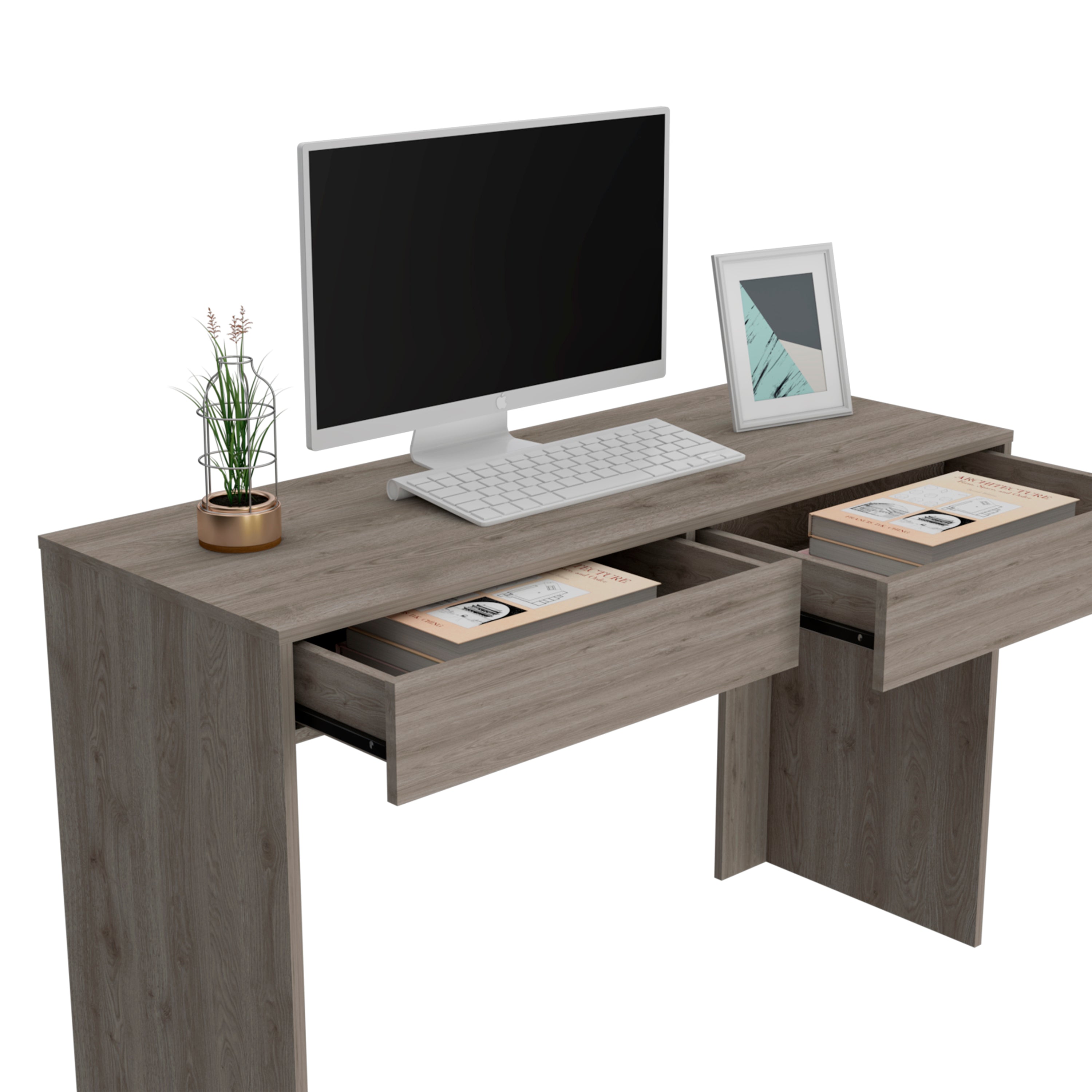 Tampa Computer Desk with 2-Drawers