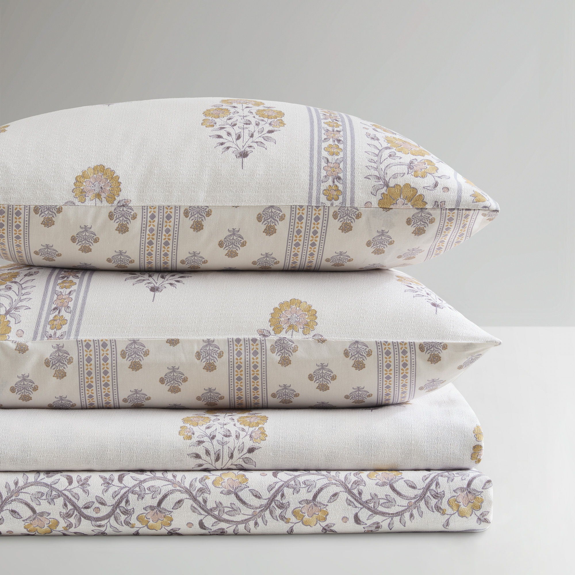 Thalia - King/California King Duvet Set - Blush/Gold