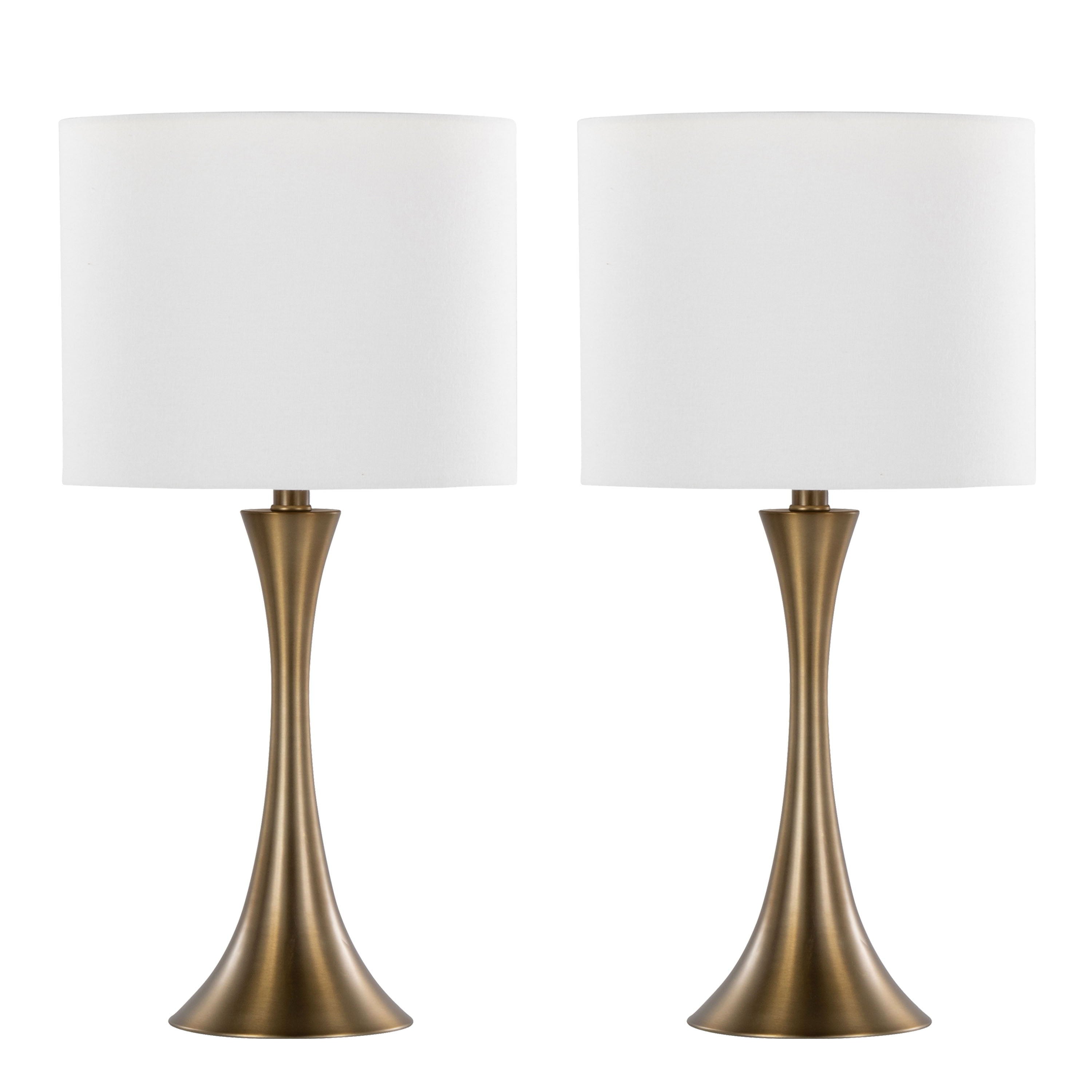 Lenuxe - Contemporary & Modern Design Table Lamp (Set of 2)