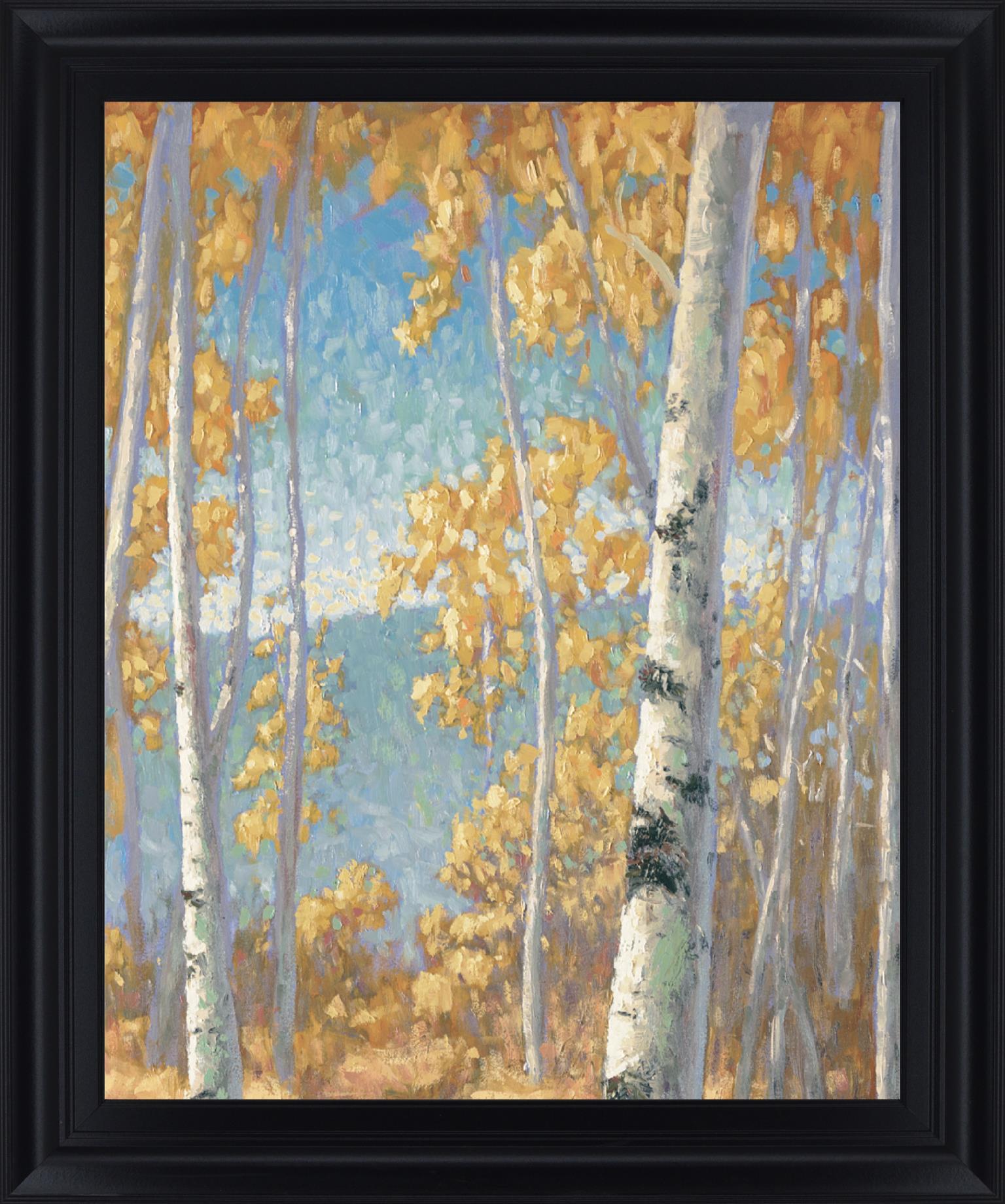Golden Grove View - 28" x 34" Framed Wall Art - Gold