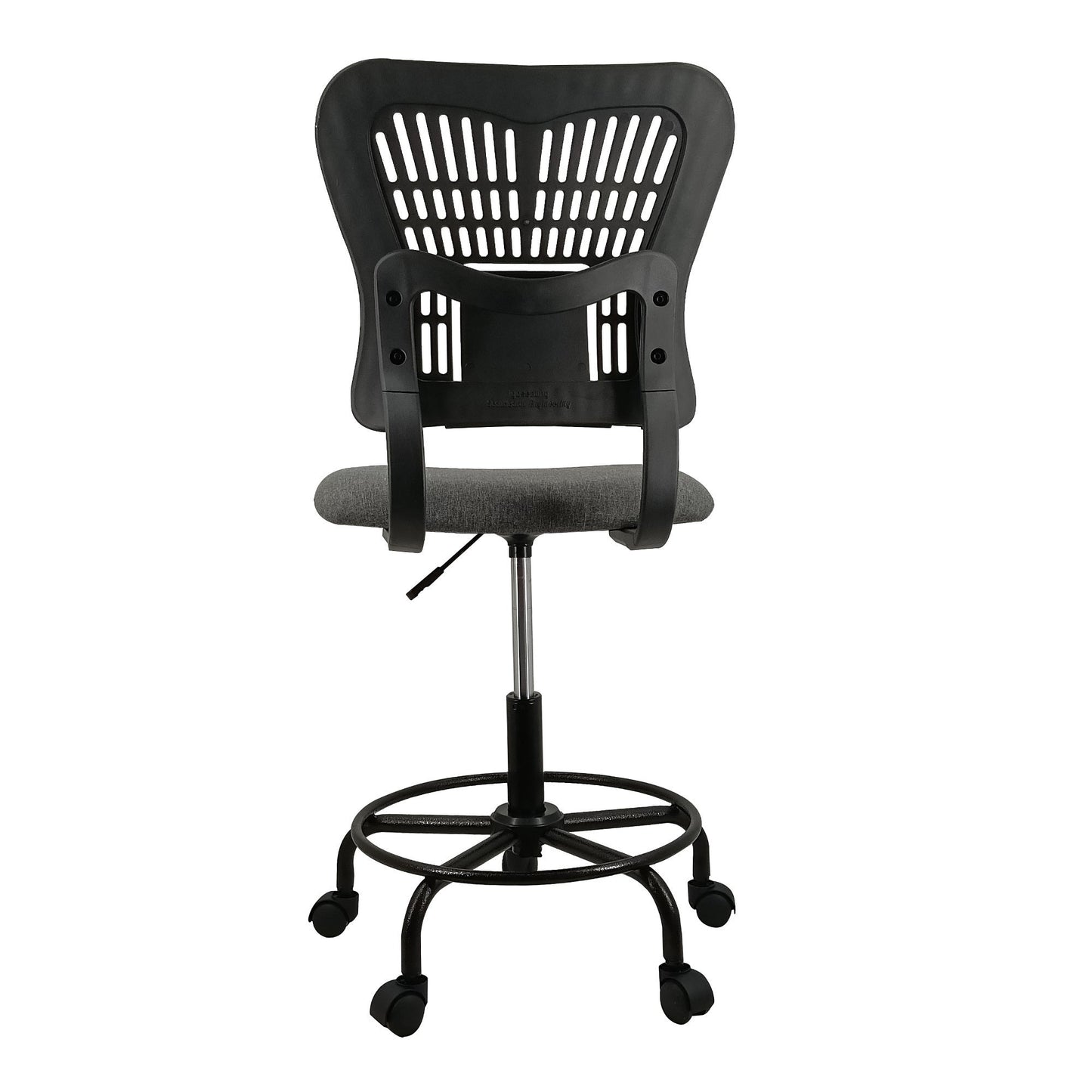 Ergonomic Tall Office Chair Standing Desk Chair Adjustable Foot Ring Office Drafting Chair