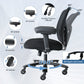 Big and Tall Office Chair 400lbs, Ergonomic Mesh Desk Computer Chair with Adjustable Lumbar Support Arms High Back Wide Seat Task Executive Rolling Swivel Chair for Women Men, Heavy People