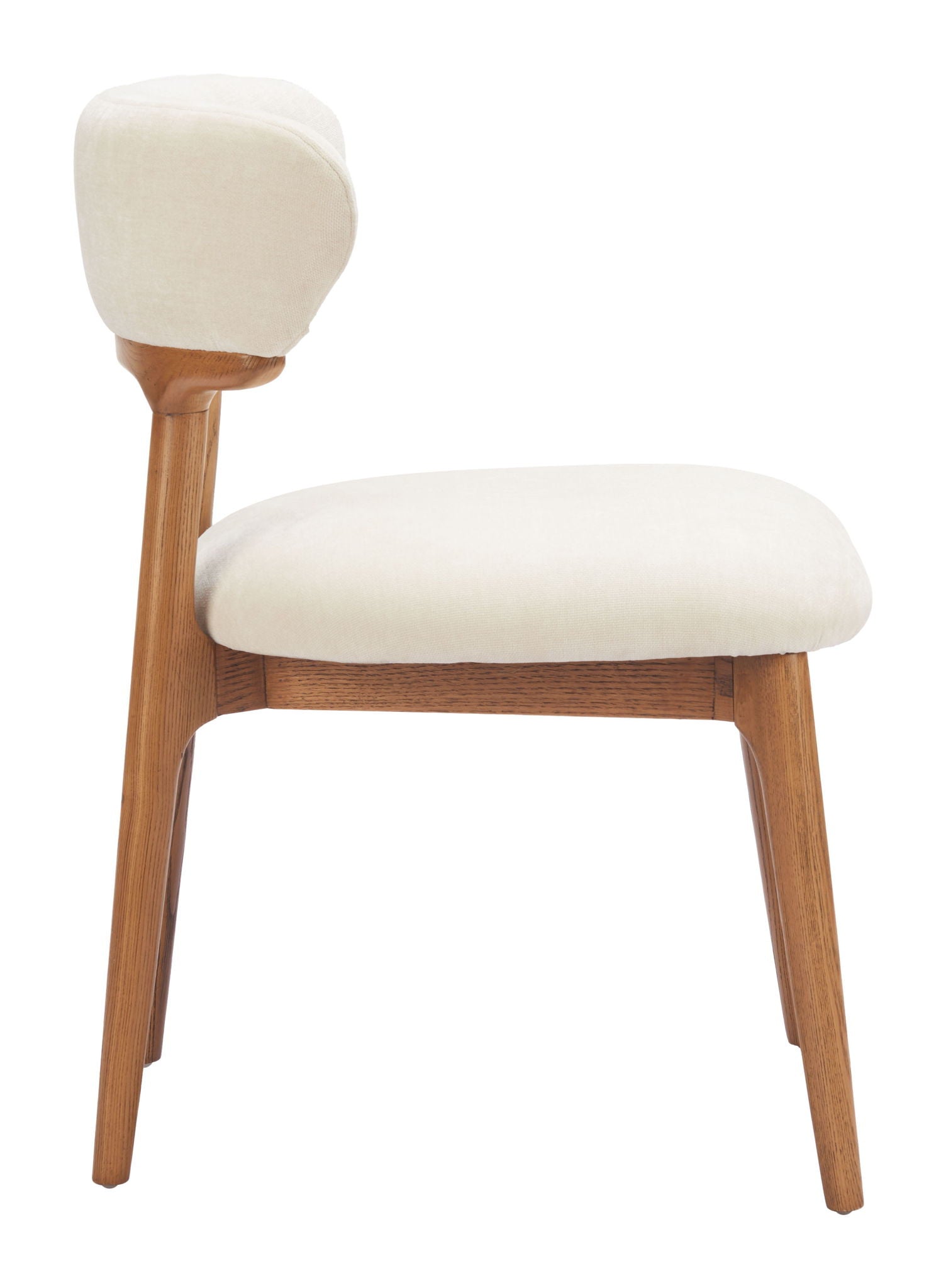 Cedar - Dining Chair (Set of 2) - White / Walnut