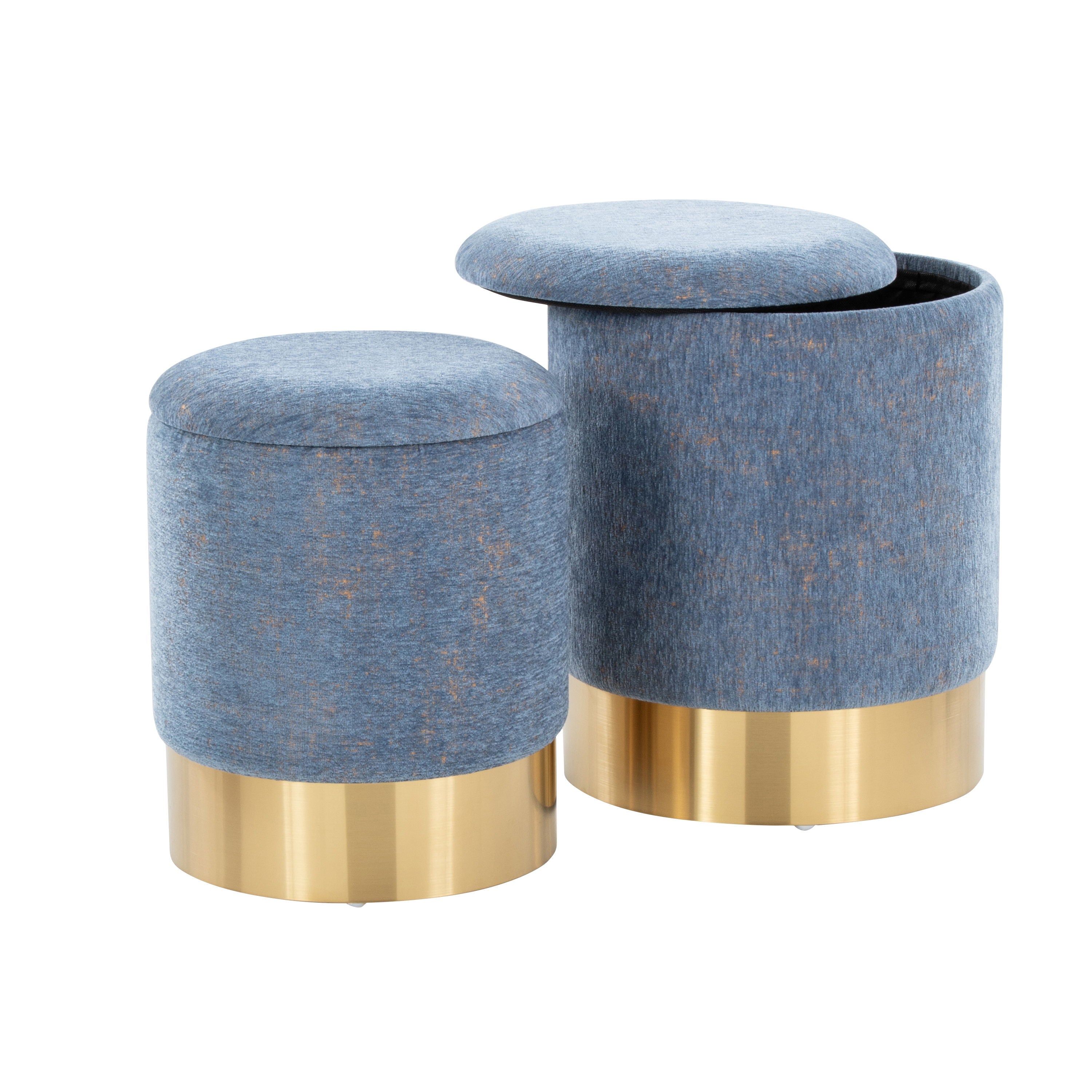 Marla - Contemporary Nesting Ottoman Set