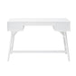 3-Drawer Writing Desk in White Finish